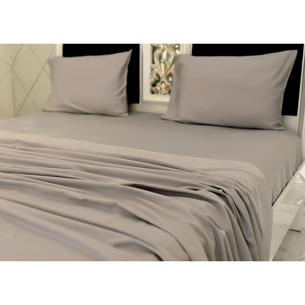 Sofia Home Goods Luxury 400ThreadCount 100 Turkish Cotton King Sheet